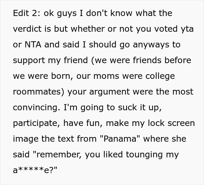 MOH’s Cheater Ex Is Best Man At Friend’s Wedding, She’s Frantic As She Can’t Even Look At Him