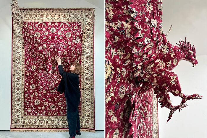 This Artist Turns Persian Carpets Into Surreal Animal Sculptures (23 Pics)