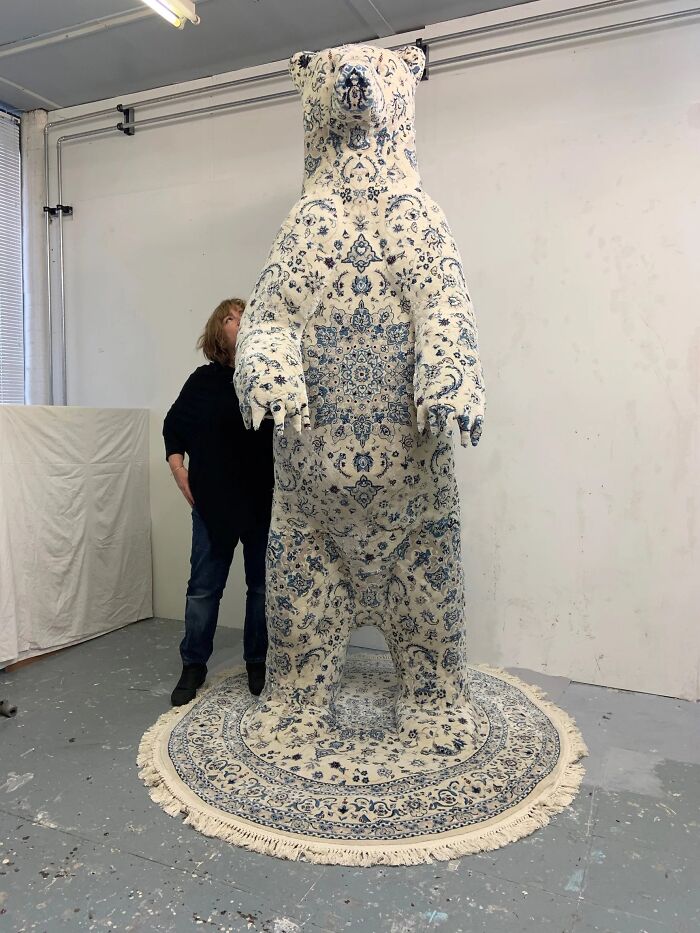 This Artist Turns Persian Carpets Into Surreal Animal Sculptures (23 Pics)