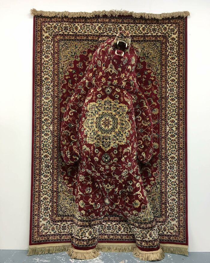 This Artist Turns Persian Carpets Into Surreal Animal Sculptures (23 Pics)