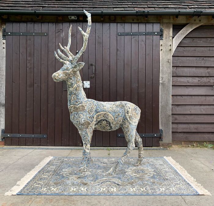 This Artist Turns Persian Carpets Into Surreal Animal Sculptures (23 Pics)