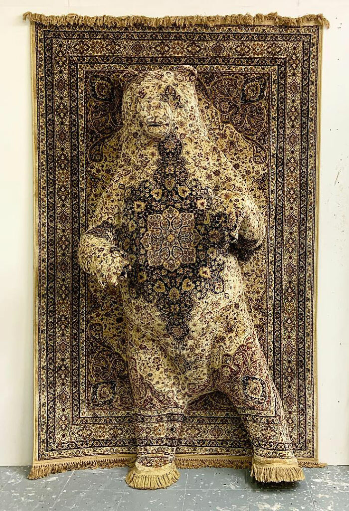This Artist Turns Persian Carpets Into Surreal Animal Sculptures (23 Pics)