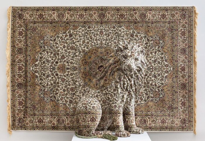 This Artist Turns Persian Carpets Into Surreal Animal Sculptures (23 Pics)