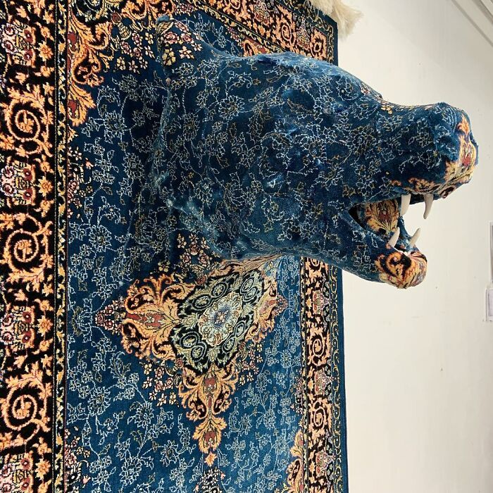 This Artist Turns Persian Carpets Into Surreal Animal Sculptures (23 Pics)