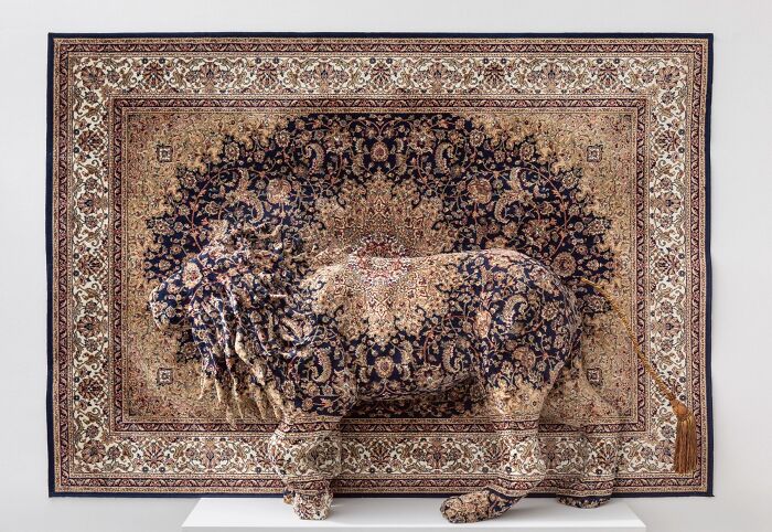 This Artist Turns Persian Carpets Into Surreal Animal Sculptures (23 Pics)
