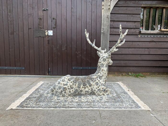 This Artist Turns Persian Carpets Into Surreal Animal Sculptures (23 Pics)