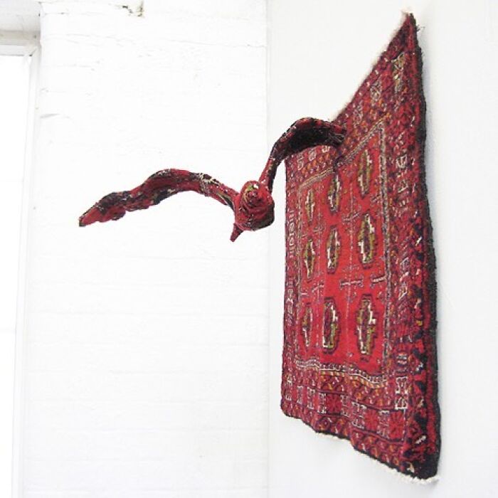 This Artist Turns Persian Carpets Into Surreal Animal Sculptures (23 Pics)
