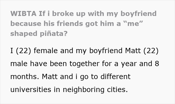 BF’s Fraternity Surprises Him With A Birthday Pi&ntilde;ata That Looks Exactly Like His GF, She’s Left Feeling Disturbed
