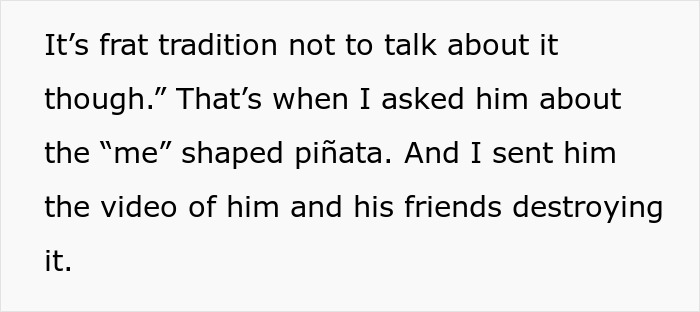BF’s Fraternity Surprises Him With A Birthday Pi&ntilde;ata That Looks Exactly Like His GF, She’s Left Feeling Disturbed