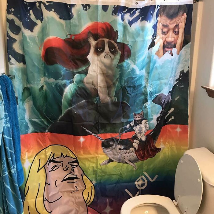 64 Quirky And Hilarious Shower Curtains That Perfectly Show People’s Personalities