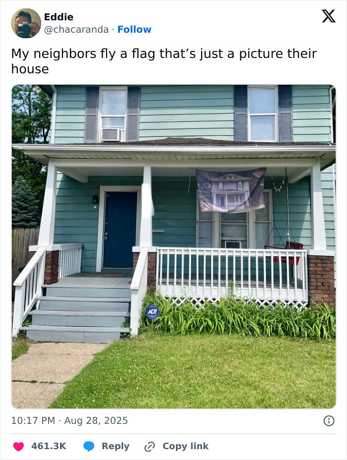 87 Unhinged And Entertaining Neighbor Antics Shared By This X Page (New Pics) 87 Unhinged And Entertaining Neighbor Antics Shared By This X Page (New Pics)