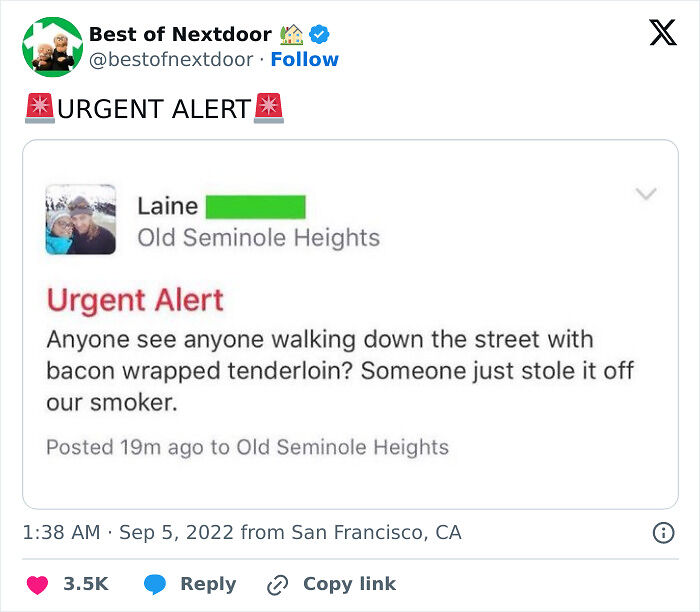 87 Unhinged And Entertaining Neighbor Antics Shared By This X Page (New Pics) 87 Unhinged And Entertaining Neighbor Antics Shared By This X Page (New Pics)