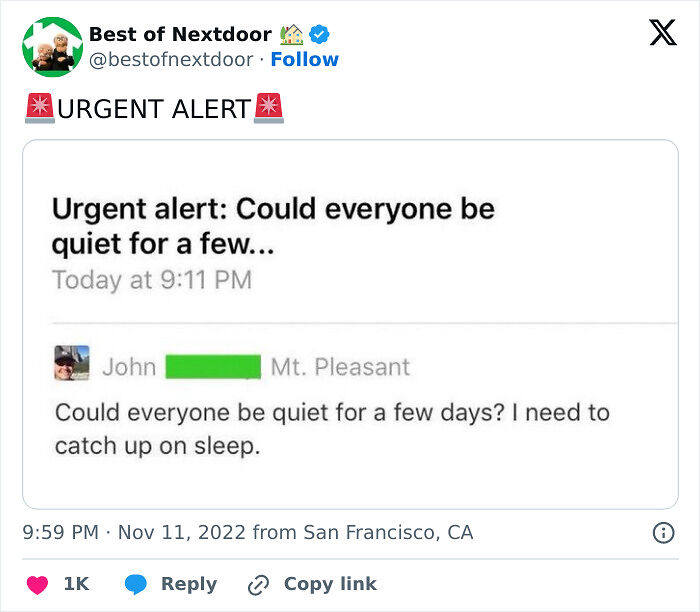 87 Unhinged And Entertaining Neighbor Antics Shared By This X Page (New Pics) 87 Unhinged And Entertaining Neighbor Antics Shared By This X Page (New Pics)