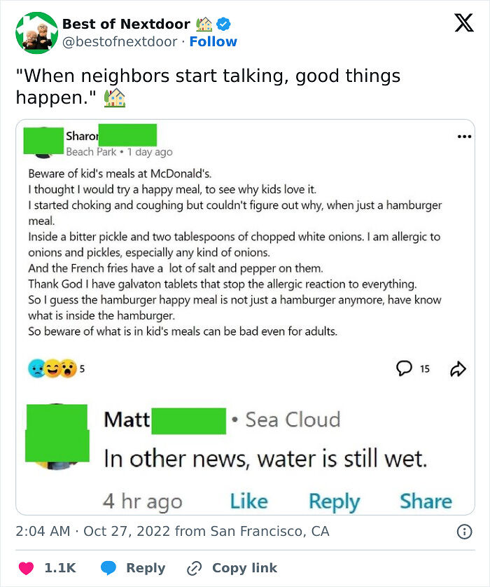 87 Unhinged And Entertaining Neighbor Antics Shared By This X Page (New Pics) 87 Unhinged And Entertaining Neighbor Antics Shared By This X Page (New Pics)
