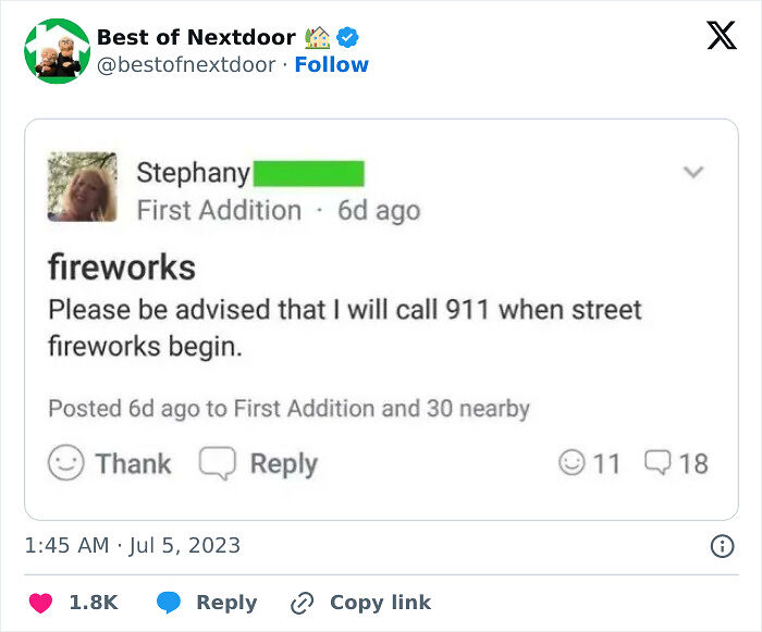 87 Unhinged And Entertaining Neighbor Antics Shared By This X Page (New Pics) 87 Unhinged And Entertaining Neighbor Antics Shared By This X Page (New Pics)