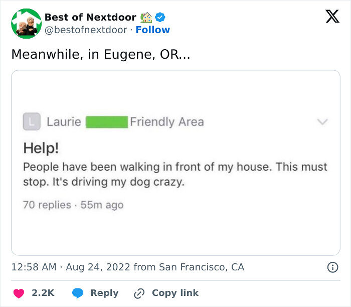 87 Unhinged And Entertaining Neighbor Antics Shared By This X Page (New Pics) 87 Unhinged And Entertaining Neighbor Antics Shared By This X Page (New Pics)