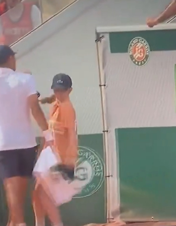 19-Year-Old French Open Star Fuels Furious Scrutiny After Pushing Ball Girl Out Of His Way On Court 19-Year-Old French Open Star Fuels Furious Scrutiny After Pushing Ball Girl Out Of His Way On Court