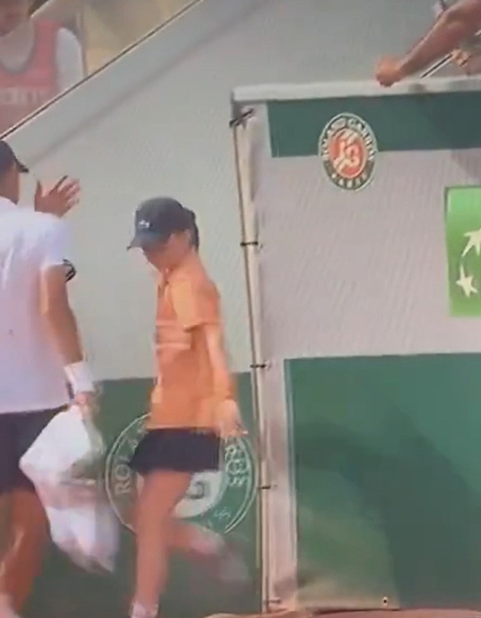 19-Year-Old French Open Star Fuels Furious Scrutiny After Pushing Ball Girl Out Of His Way On Court 19-Year-Old French Open Star Fuels Furious Scrutiny After Pushing Ball Girl Out Of His Way On Court