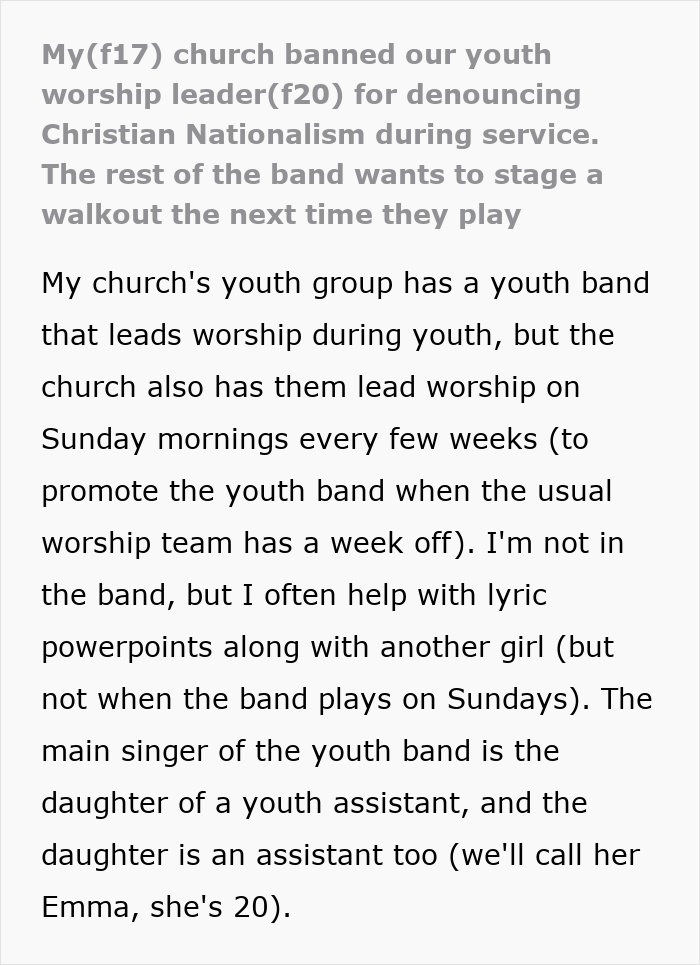 Teen Leaves Church Because Of Pastor’s Behavior, Her Bandmates Plan To Get Vengeance For Her Teen Leaves Church Because Of Pastor’s Behavior, Her Bandmates Plan To Get Vengeance For Her