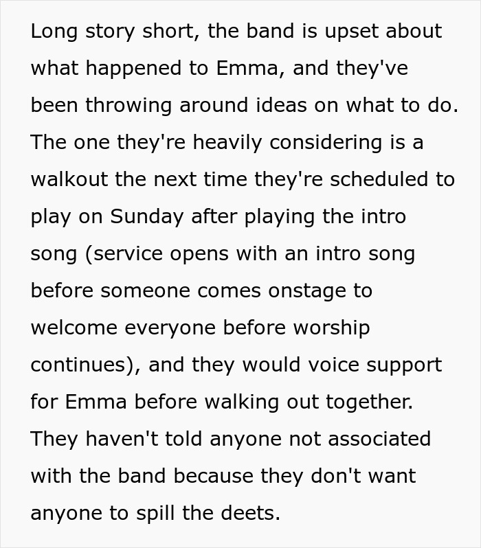 Teen Leaves Church Because Of Pastor’s Behavior, Her Bandmates Plan To Get Vengeance For Her Teen Leaves Church Because Of Pastor’s Behavior, Her Bandmates Plan To Get Vengeance For Her