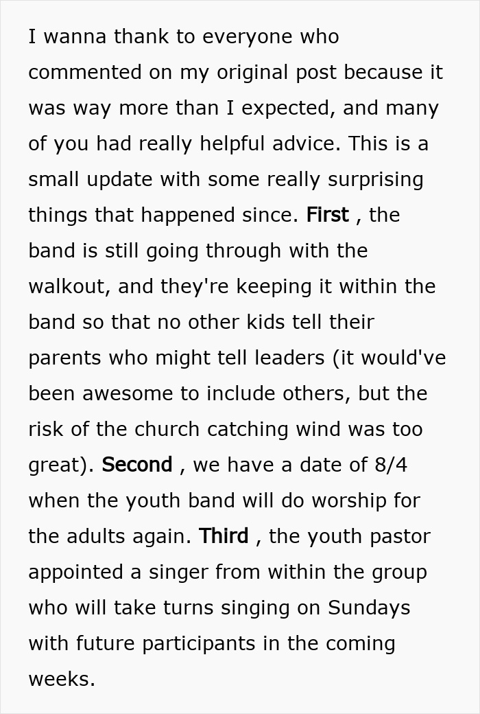 Teen Leaves Church Because Of Pastor’s Behavior, Her Bandmates Plan To Get Vengeance For Her Teen Leaves Church Because Of Pastor’s Behavior, Her Bandmates Plan To Get Vengeance For Her