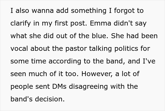 Teen Leaves Church Because Of Pastor’s Behavior, Her Bandmates Plan To Get Vengeance For Her Teen Leaves Church Because Of Pastor’s Behavior, Her Bandmates Plan To Get Vengeance For Her
