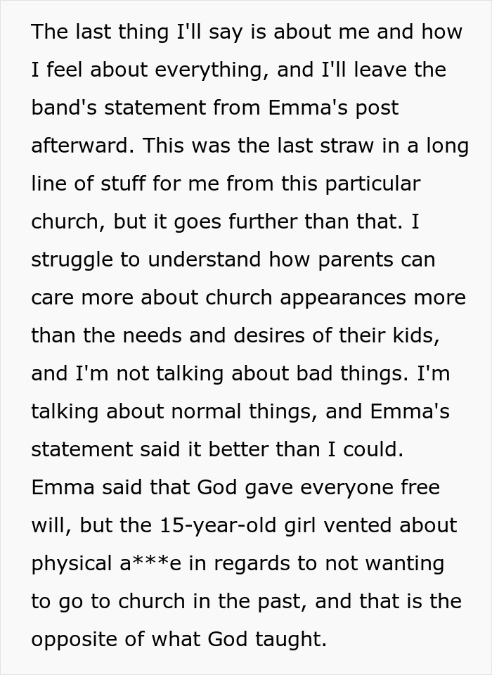 Teen Leaves Church Because Of Pastor’s Behavior, Her Bandmates Plan To Get Vengeance For Her Teen Leaves Church Because Of Pastor’s Behavior, Her Bandmates Plan To Get Vengeance For Her