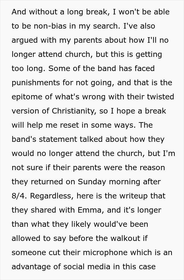 Teen Leaves Church Because Of Pastor’s Behavior, Her Bandmates Plan To Get Vengeance For Her Teen Leaves Church Because Of Pastor’s Behavior, Her Bandmates Plan To Get Vengeance For Her