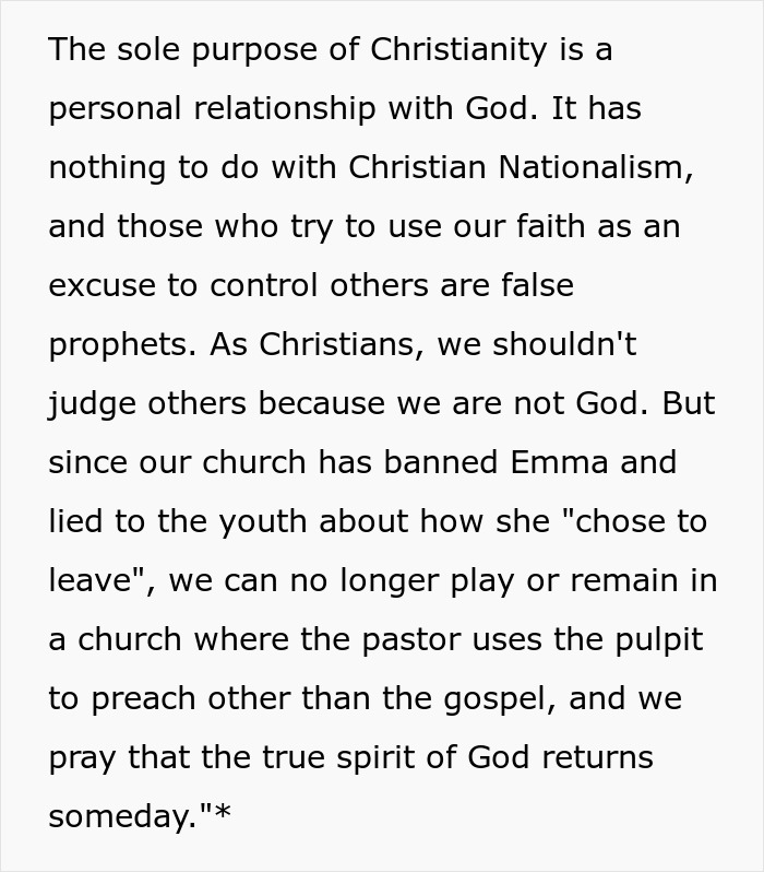 Teen Leaves Church Because Of Pastor’s Behavior, Her Bandmates Plan To Get Vengeance For Her Teen Leaves Church Because Of Pastor’s Behavior, Her Bandmates Plan To Get Vengeance For Her