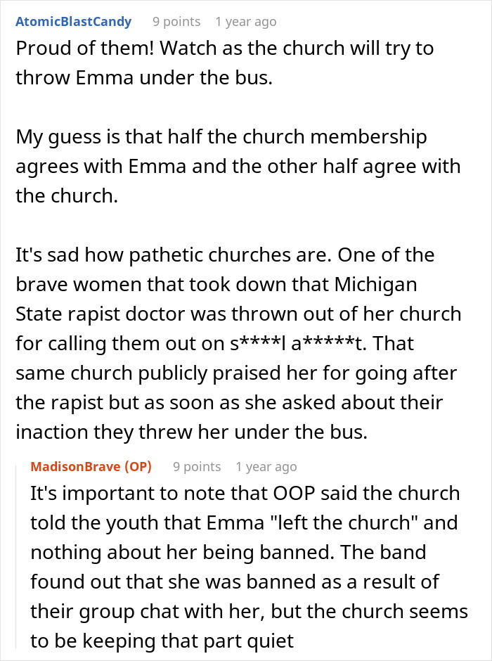 Teen Leaves Church Because Of Pastor’s Behavior, Her Bandmates Plan To Get Vengeance For Her Teen Leaves Church Because Of Pastor’s Behavior, Her Bandmates Plan To Get Vengeance For Her