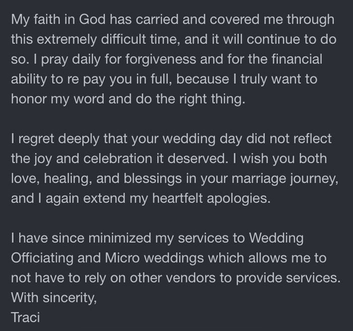 Bride Sues Her Wedding Planner After She Turned The Special Moment Into A &ldquo;Day From Hell&rdquo;