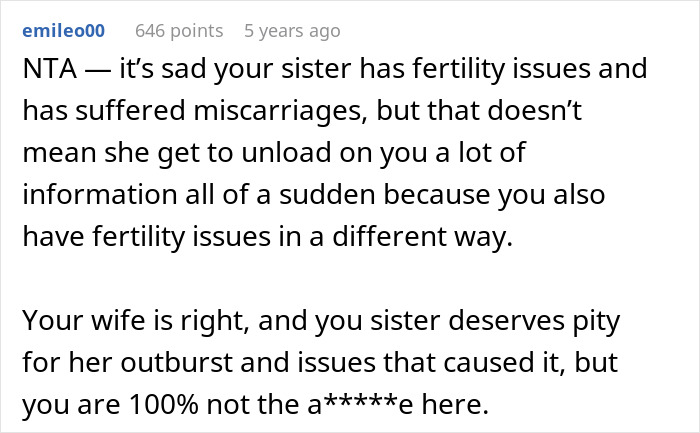 Guy Lies To Entire Family About Why He And Wife Adopted, Sister Completely Loses It