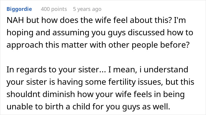 Guy Lies To Entire Family About Why He And Wife Adopted, Sister Completely Loses It