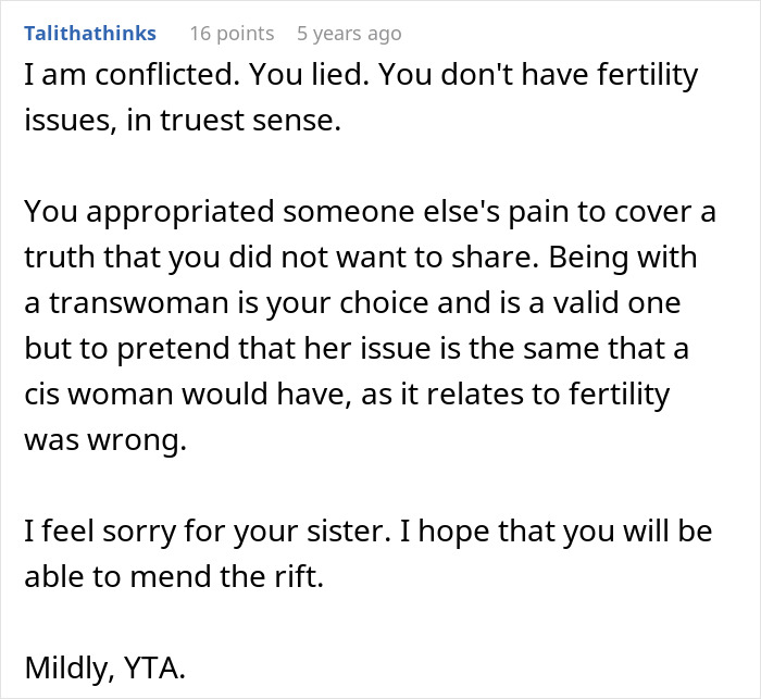Guy Lies To Entire Family About Why He And Wife Adopted, Sister Completely Loses It