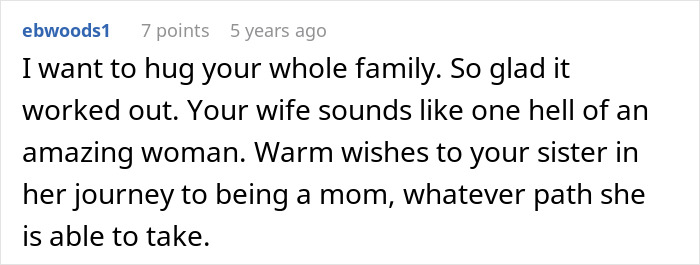 Guy Lies To Entire Family About Why He And Wife Adopted, Sister Completely Loses It