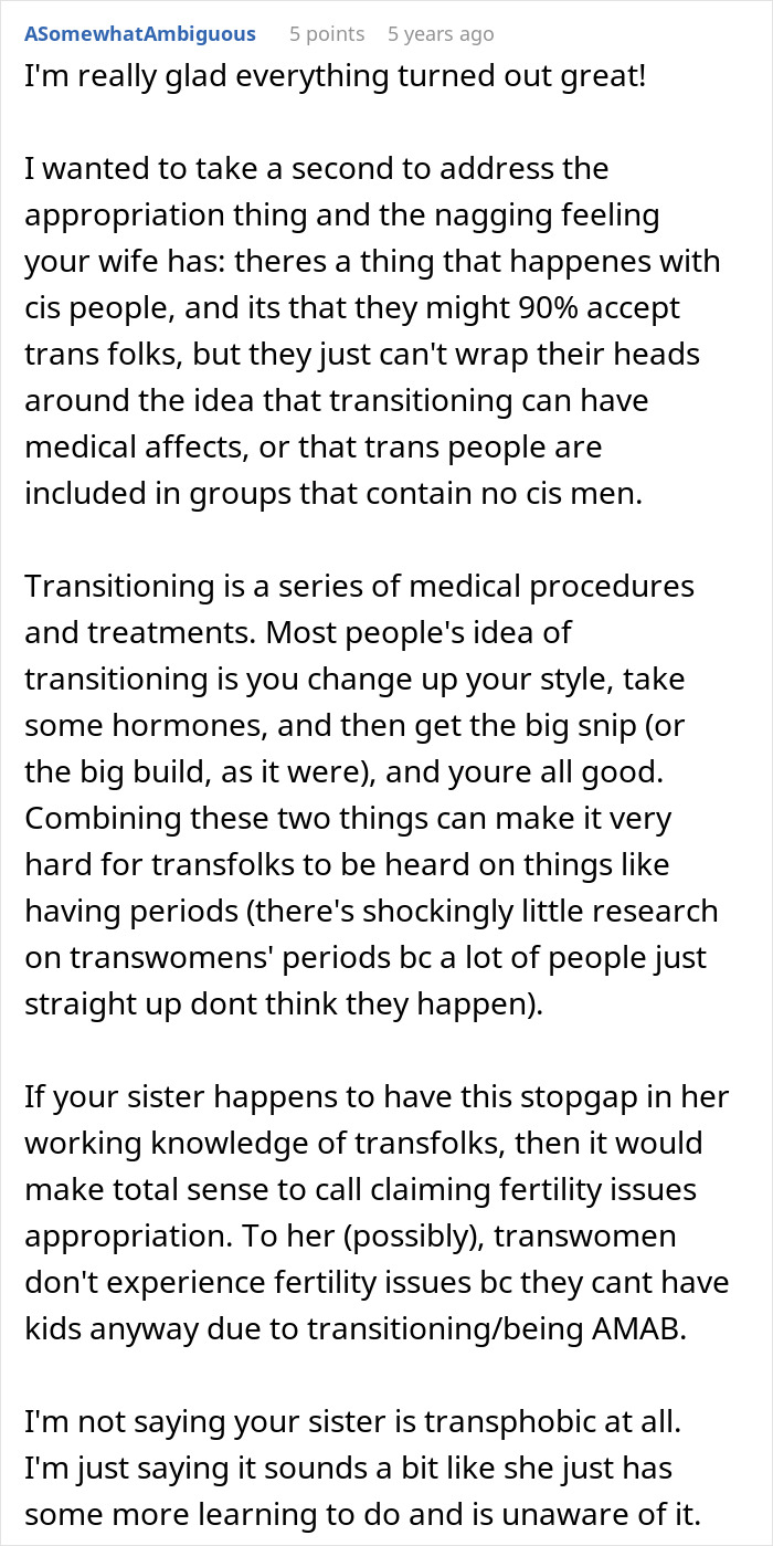 Guy Lies To Entire Family About Why He And Wife Adopted, Sister Completely Loses It