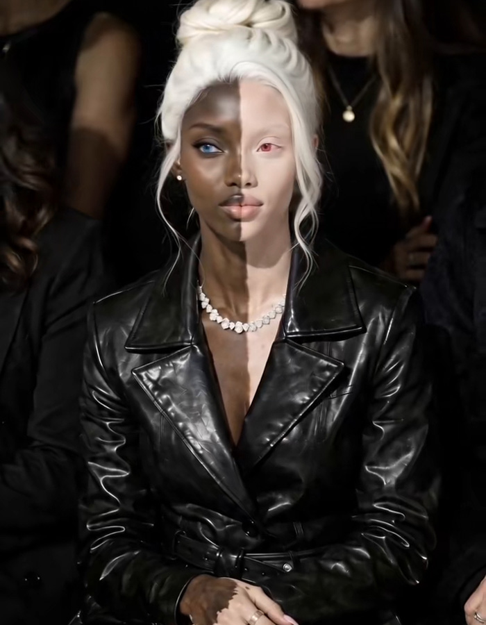 Model Goes Viral For Her Strikingly Unusual Skin Coloration, But There’s A Twist Model Goes Viral For Her Strikingly Unusual Skin Coloration, But There’s A Twist