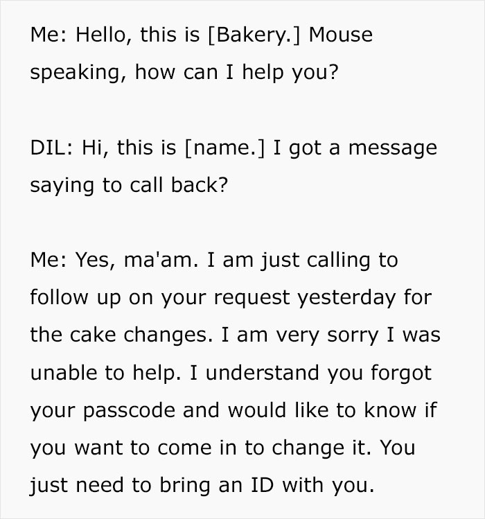 The Cake Order Becomes A Wake-Up Call For The Bride, Cancels The Wedding