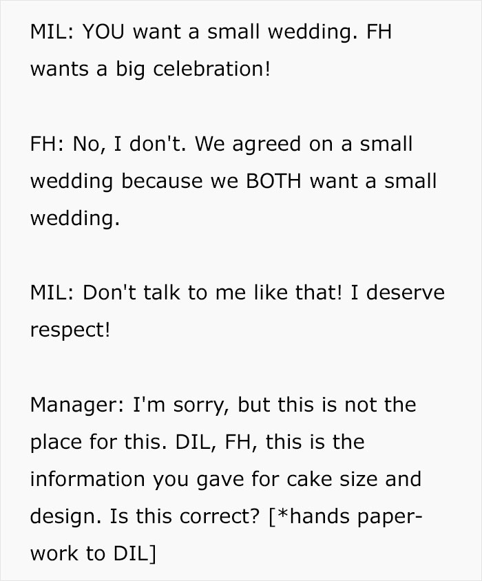 The Cake Order Becomes A Wake-Up Call For The Bride, Cancels The Wedding