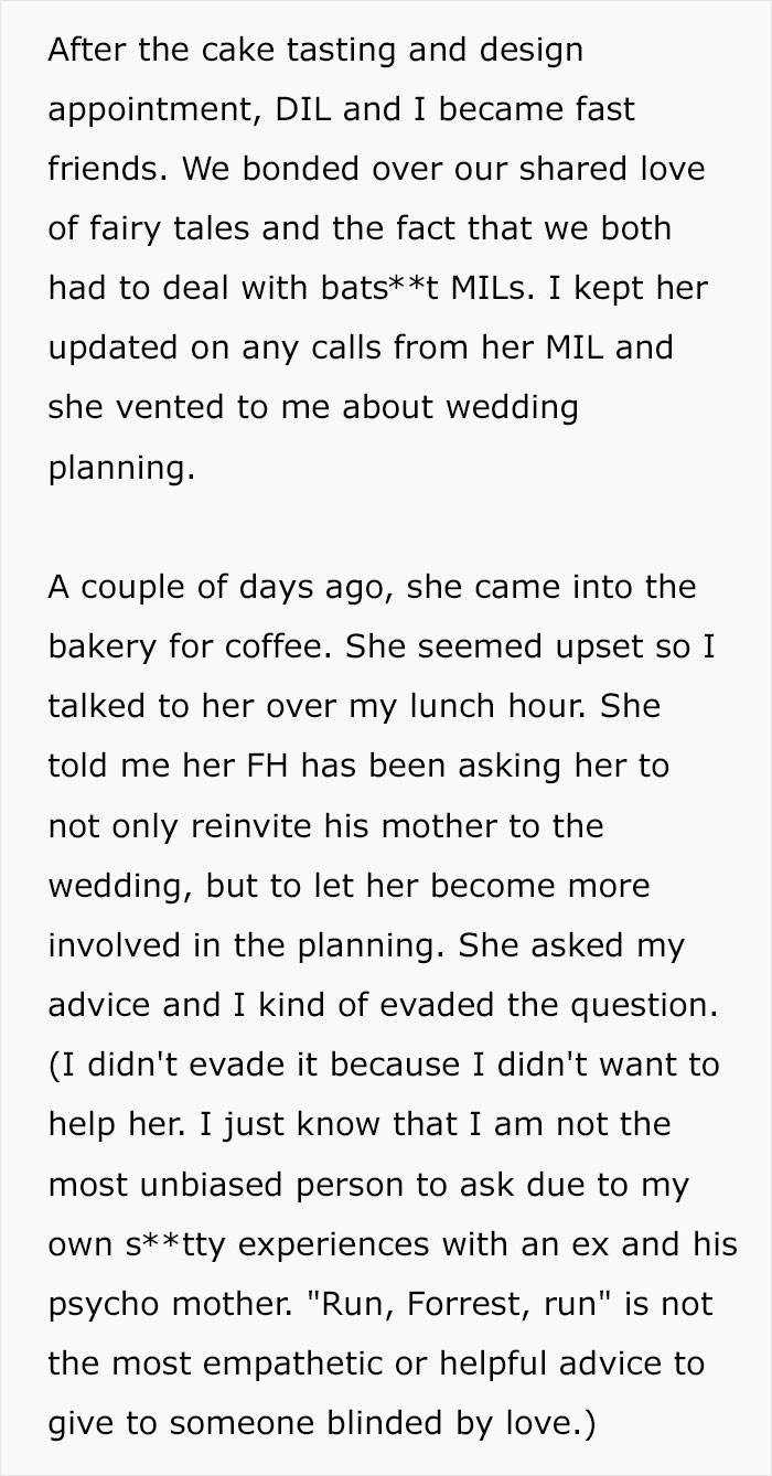 The Cake Order Becomes A Wake-Up Call For The Bride, Cancels The Wedding