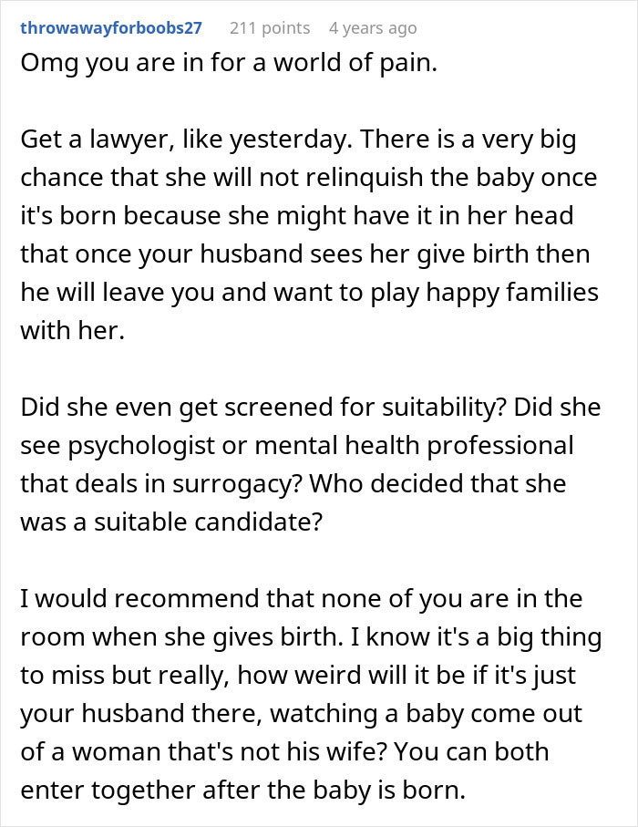 Couple Has Issues With Surrogate Mother, Internet Blames Them For How Stupidly They Went About It