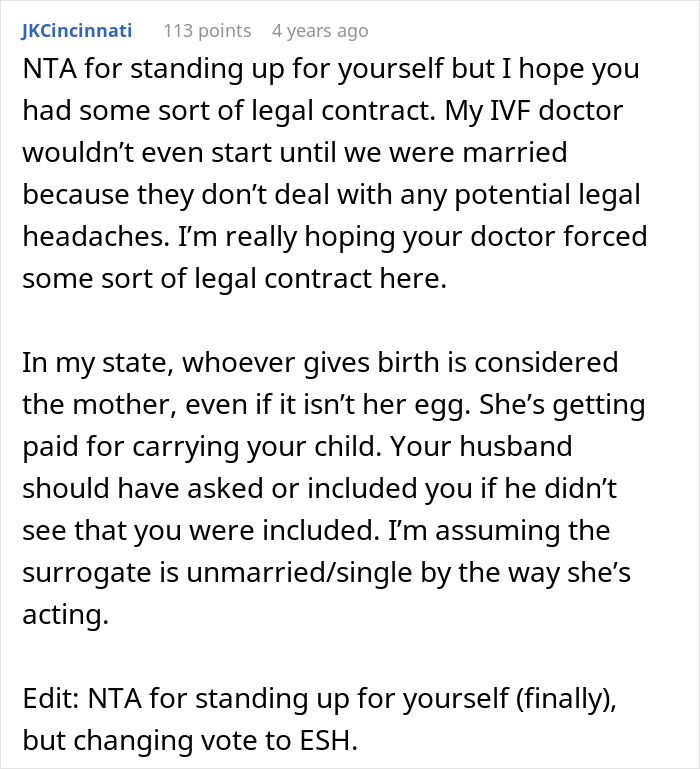 Couple Has Issues With Surrogate Mother, Internet Blames Them For How Stupidly They Went About It