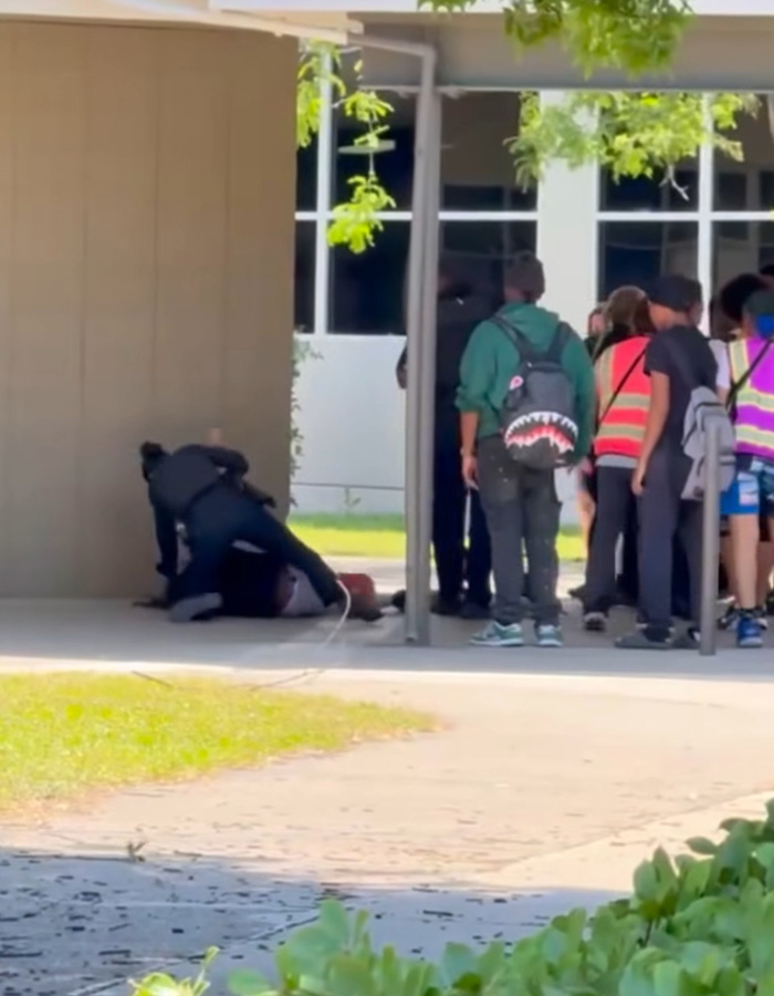 Female Cop Urged To Quit After Horrific Viral Footage Shows Her Brutally Beating High School Boy Female Cop Urged To Quit After Horrific Viral Footage Shows Her Brutally Beating High School Boy