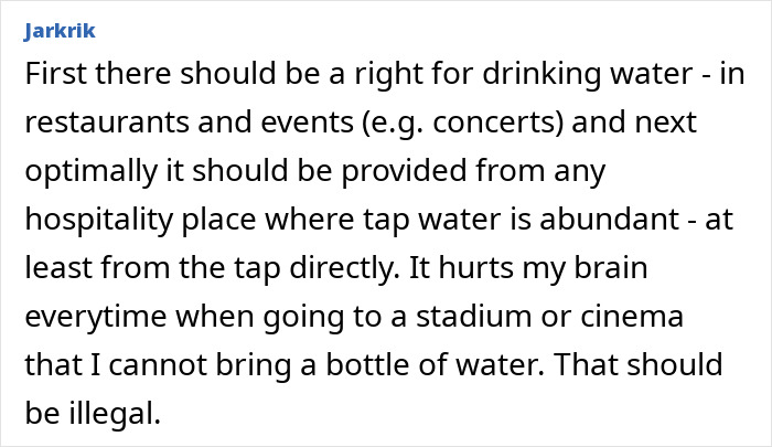 Woman Loses 7-Year Legal Fight To Get A Glass Of Tap Water At Italian Hotel Woman Loses 7-Year Legal Fight To Get A Glass Of Tap Water At Italian Hotel