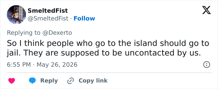 New Video Shows YouTuber’s Illegal And Dangerous Stunt On Island Home To The “World’s Most Isolated Tribe” New Video Shows YouTuber’s Illegal And Dangerous Stunt On Island Home To The “World’s Most Isolated Tribe”