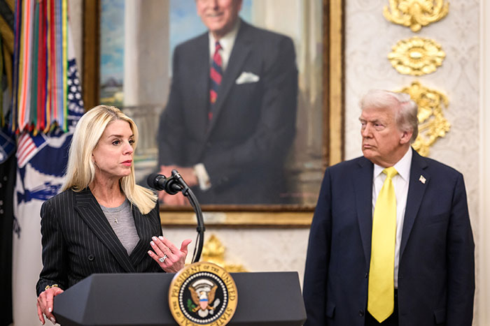 Former Attorney General Pam Bondi Diagnosed With Cancer Shortly After Being Fired By Trump