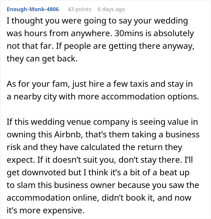 Bride Slams Airbnb Owner For A “Morally Bankrupt” Move That Ruined Her Wedding Plans Bride Slams Airbnb Owner For A “Morally Bankrupt” Move That Ruined Her Wedding Plans