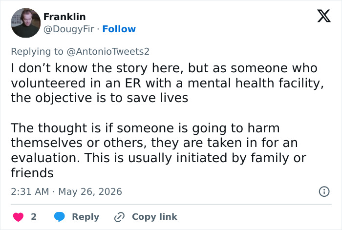 “Medically Kidnapped”: Man Detained Amid Controversial Videos Reportedly Based On Psychiatrist’s Opinion “Medically Kidnapped”: Man Detained Amid Controversial Videos Reportedly Based On Psychiatrist’s Opinion