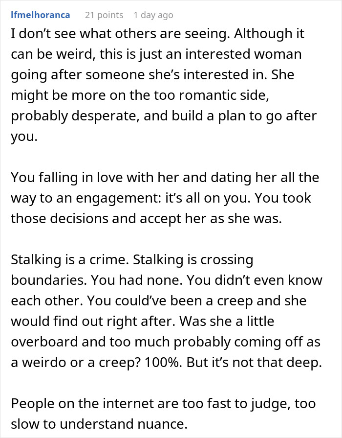 Guy Overhears Fianc&eacute;e Explaining How She “Got” Him, Instantly Feels Sick