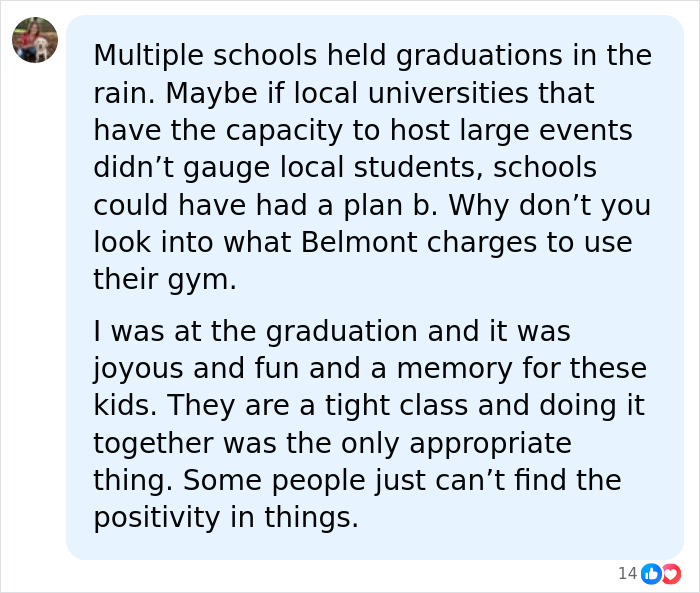 Parents Call Out High School Over Graduation In Pouring Rain, But Netizens Have Little Sympathy
